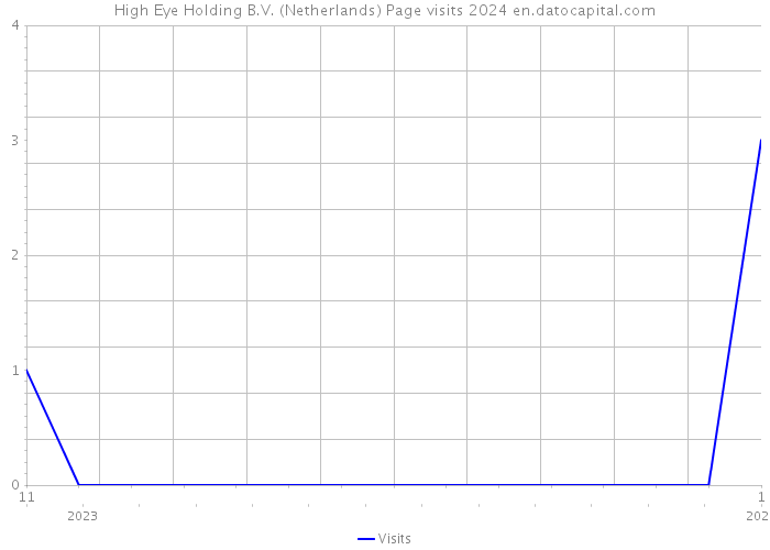 High Eye Holding B.V. (Netherlands) Page visits 2024 