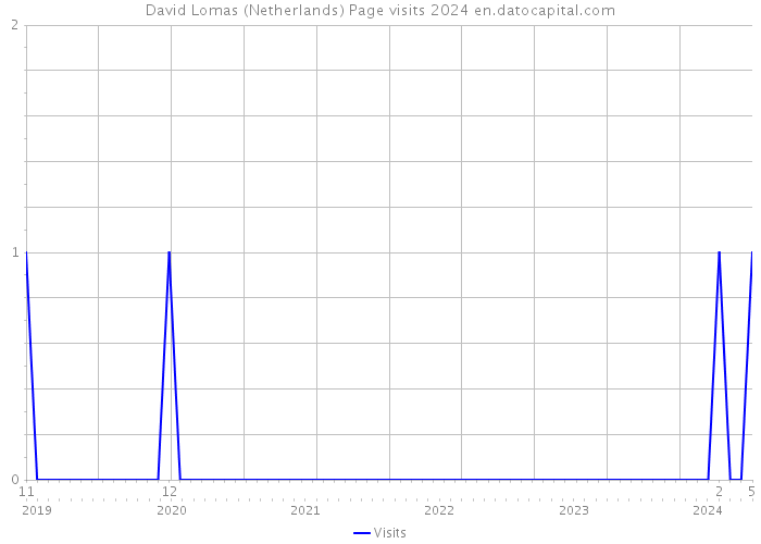 David Lomas (Netherlands) Page visits 2024 