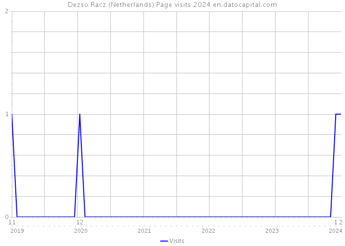 Dezso Racz (Netherlands) Page visits 2024 