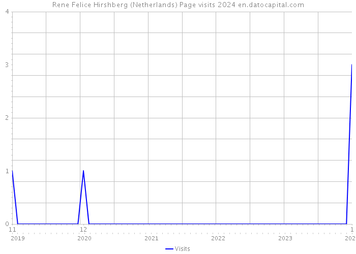 Rene Felice Hirshberg (Netherlands) Page visits 2024 