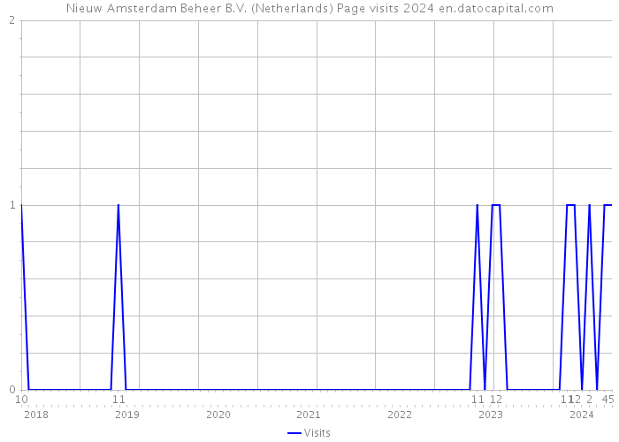 Nieuw Amsterdam Beheer B.V. (Netherlands) Page visits 2024 