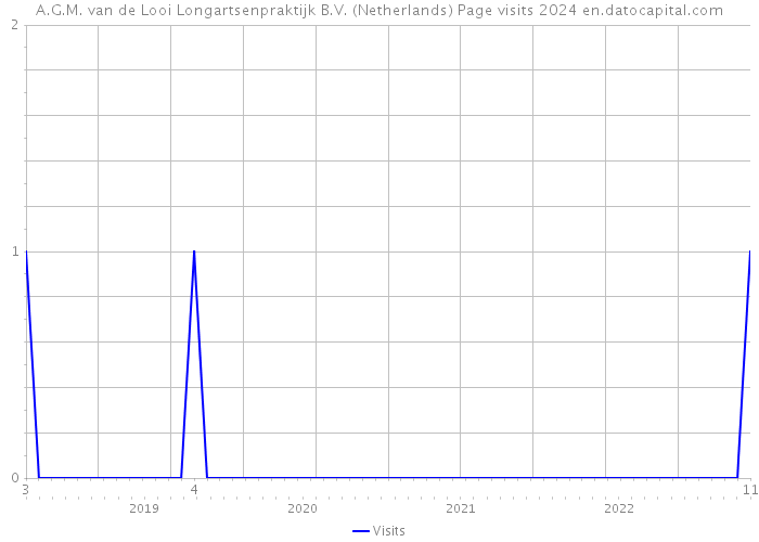 A.G.M. van de Looi Longartsenpraktijk B.V. (Netherlands) Page visits 2024 