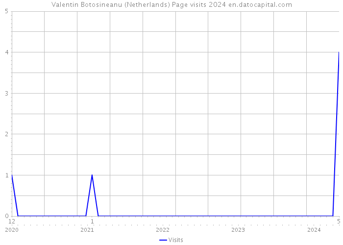 Valentin Botosineanu (Netherlands) Page visits 2024 