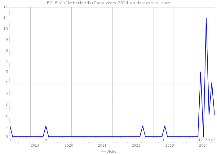 BCI B.V. (Netherlands) Page visits 2024 