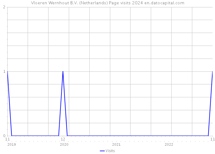 Vloeren Wernhout B.V. (Netherlands) Page visits 2024 