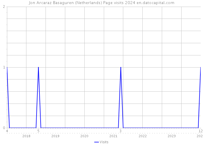 Jon Arcaraz Basaguren (Netherlands) Page visits 2024 