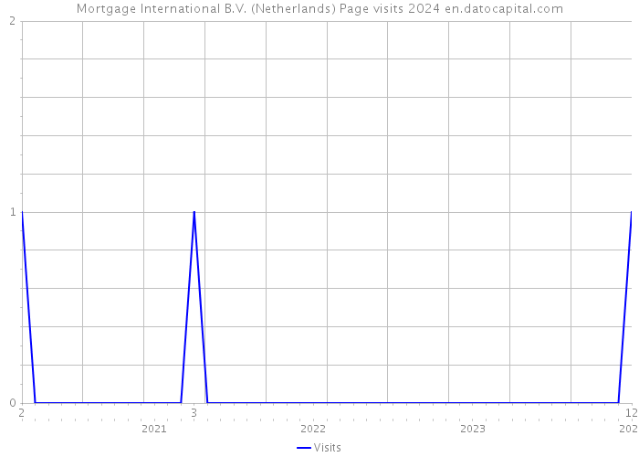 Mortgage International B.V. (Netherlands) Page visits 2024 