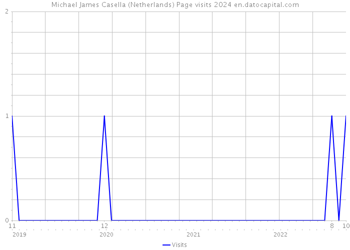 Michael James Casella (Netherlands) Page visits 2024 