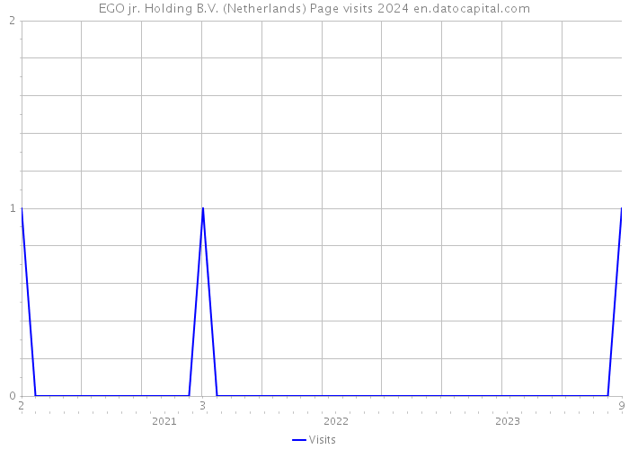 EGO jr. Holding B.V. (Netherlands) Page visits 2024 