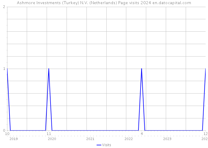 Ashmore Investments (Turkey) N.V. (Netherlands) Page visits 2024 