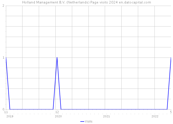 Holland Management B.V. (Netherlands) Page visits 2024 