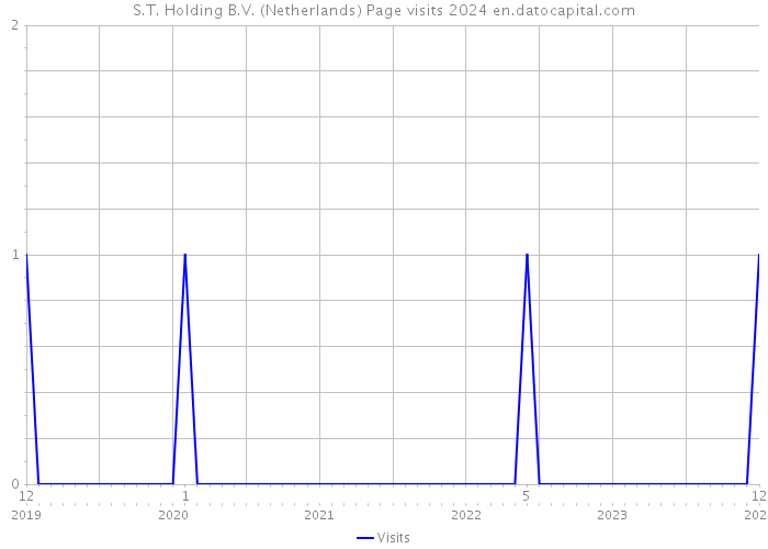 S.T. Holding B.V. (Netherlands) Page visits 2024 