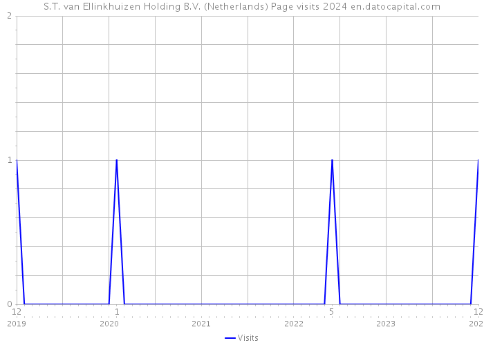S.T. van Ellinkhuizen Holding B.V. (Netherlands) Page visits 2024 