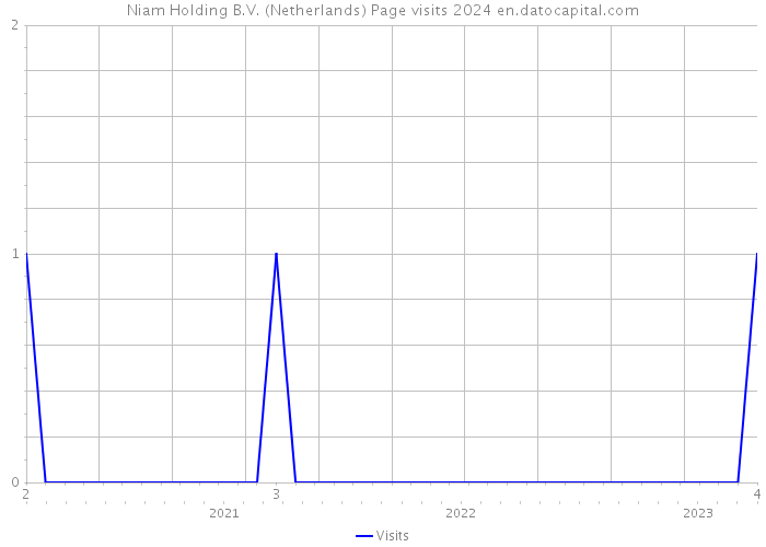 Niam Holding B.V. (Netherlands) Page visits 2024 