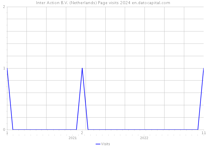 Inter Action B.V. (Netherlands) Page visits 2024 