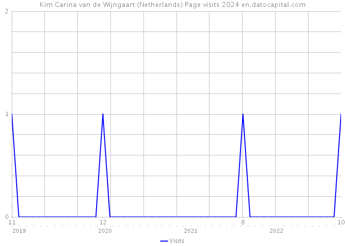 Kim Carina van de Wijngaart (Netherlands) Page visits 2024 