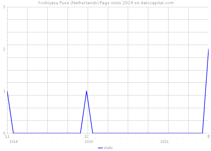 Yoshiyasu Fuse (Netherlands) Page visits 2024 