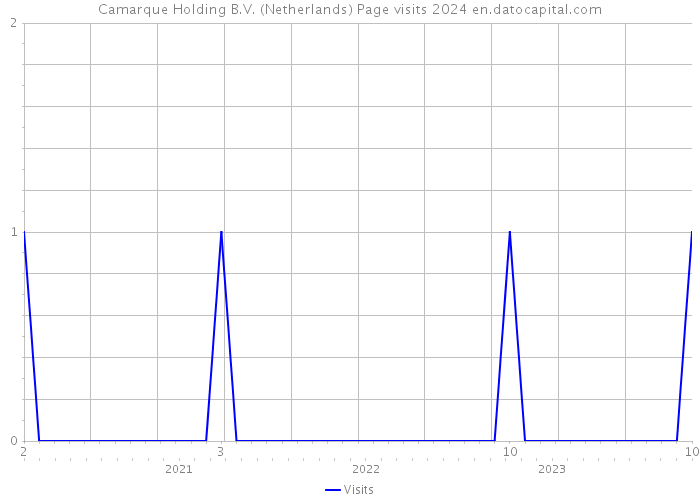 Camarque Holding B.V. (Netherlands) Page visits 2024 