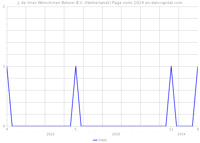 J. de Vries Winschoten Beheer B.V. (Netherlands) Page visits 2024 
