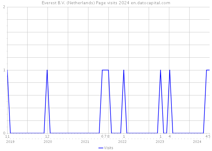 Everest B.V. (Netherlands) Page visits 2024 