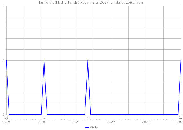 Jan Kralt (Netherlands) Page visits 2024 