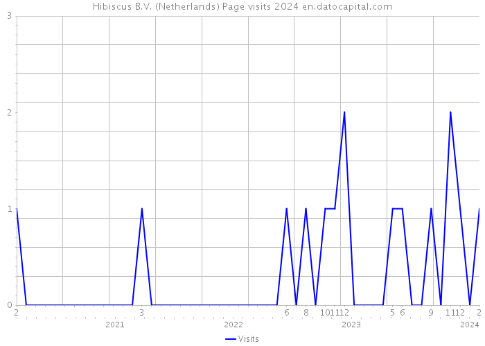 Hibiscus B.V. (Netherlands) Page visits 2024 