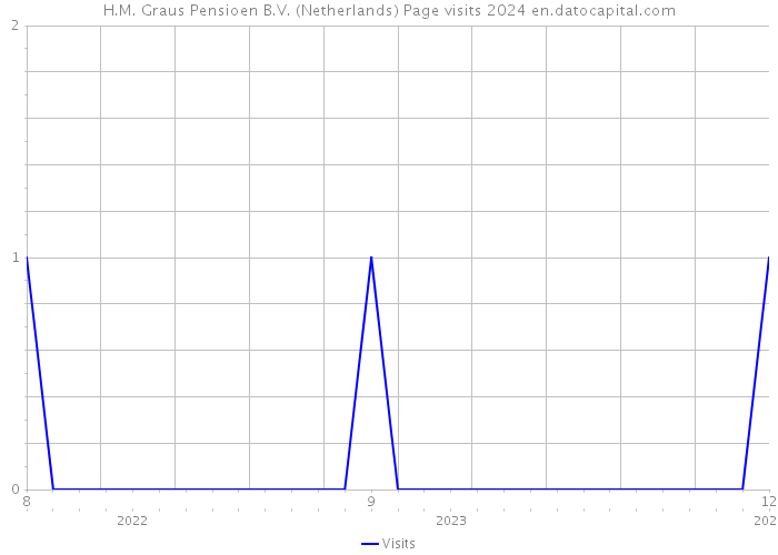 H.M. Graus Pensioen B.V. (Netherlands) Page visits 2024 