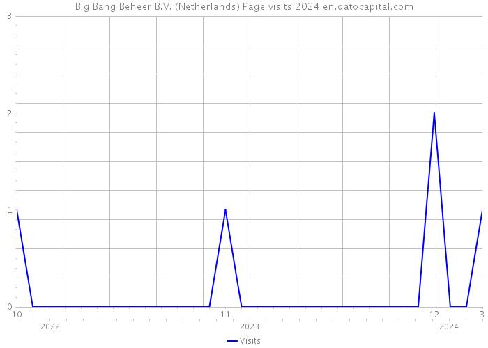 Big Bang Beheer B.V. (Netherlands) Page visits 2024 