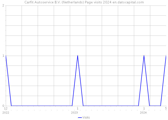 Carfit Autoservice B.V. (Netherlands) Page visits 2024 