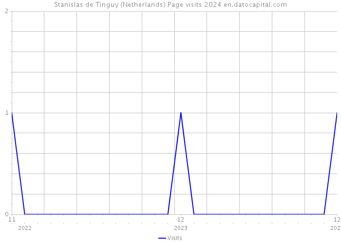 Stanislas de Tinguy (Netherlands) Page visits 2024 