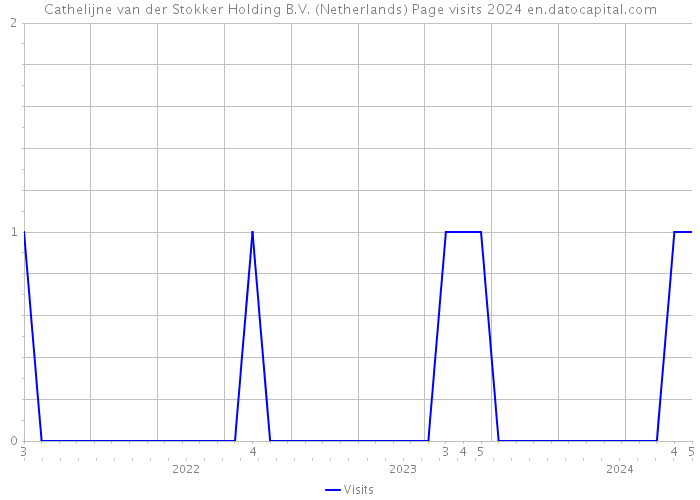 Cathelijne van der Stokker Holding B.V. (Netherlands) Page visits 2024 