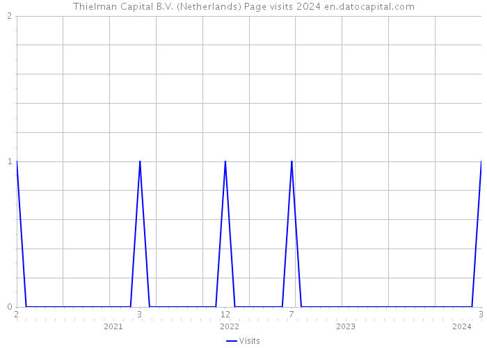 Thielman Capital B.V. (Netherlands) Page visits 2024 