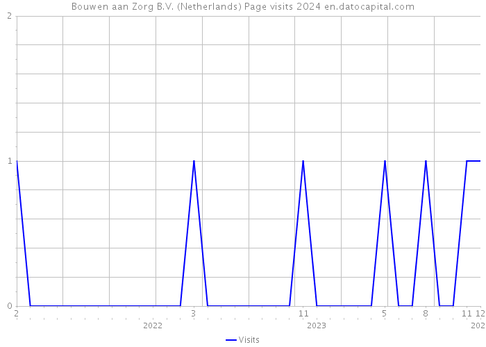 Bouwen aan Zorg B.V. (Netherlands) Page visits 2024 