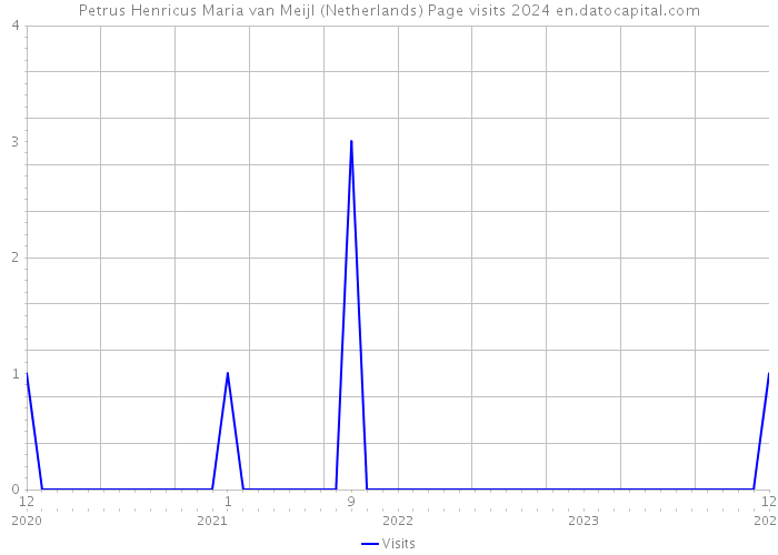 Petrus Henricus Maria van Meijl (Netherlands) Page visits 2024 