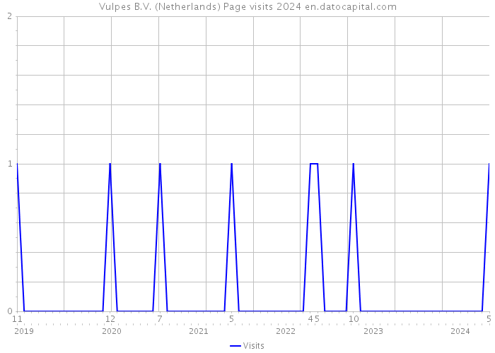 Vulpes B.V. (Netherlands) Page visits 2024 