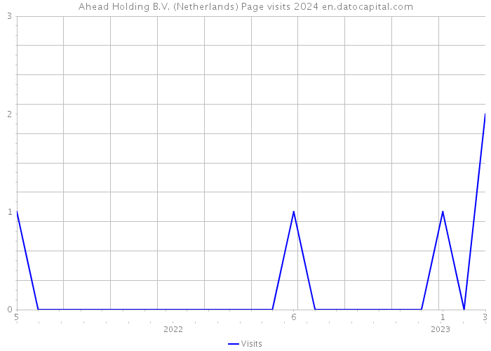 Ahead Holding B.V. (Netherlands) Page visits 2024 
