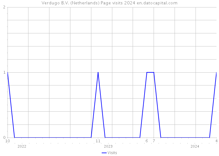 Verdugo B.V. (Netherlands) Page visits 2024 