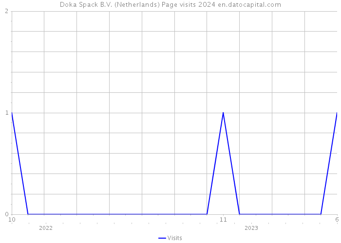 Doka Spack B.V. (Netherlands) Page visits 2024 