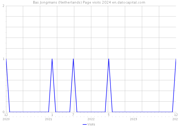 Bas Jongmans (Netherlands) Page visits 2024 