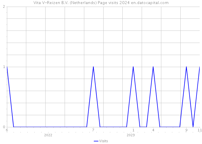 Vita V-Reizen B.V. (Netherlands) Page visits 2024 