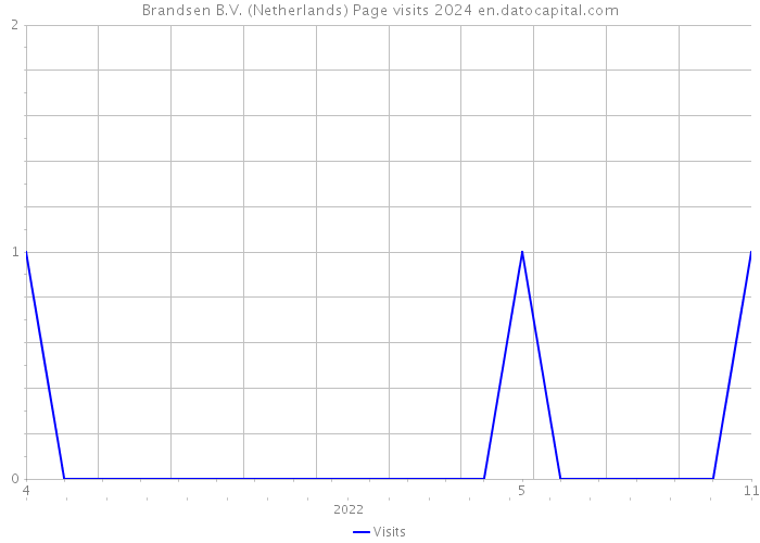 Brandsen B.V. (Netherlands) Page visits 2024 