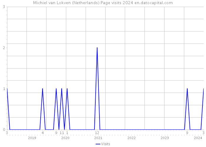 Michiel van Lokven (Netherlands) Page visits 2024 