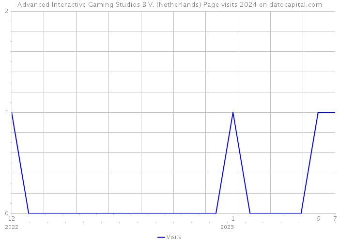 Advanced Interactive Gaming Studios B.V. (Netherlands) Page visits 2024 