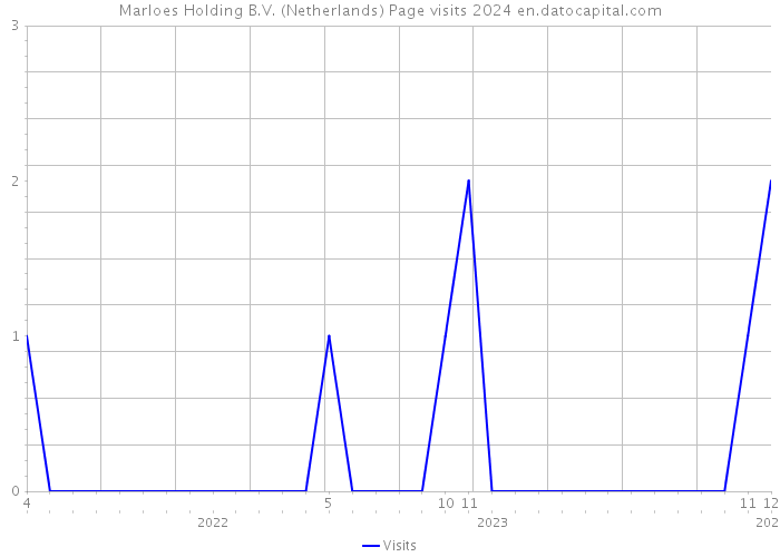 Marloes Holding B.V. (Netherlands) Page visits 2024 