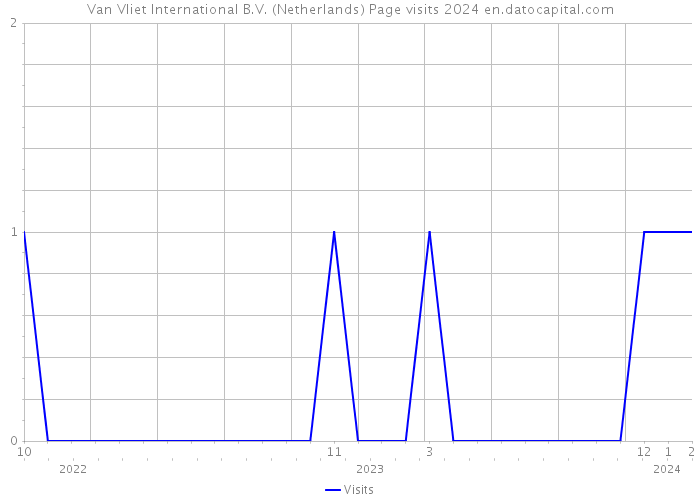 Van Vliet International B.V. (Netherlands) Page visits 2024 