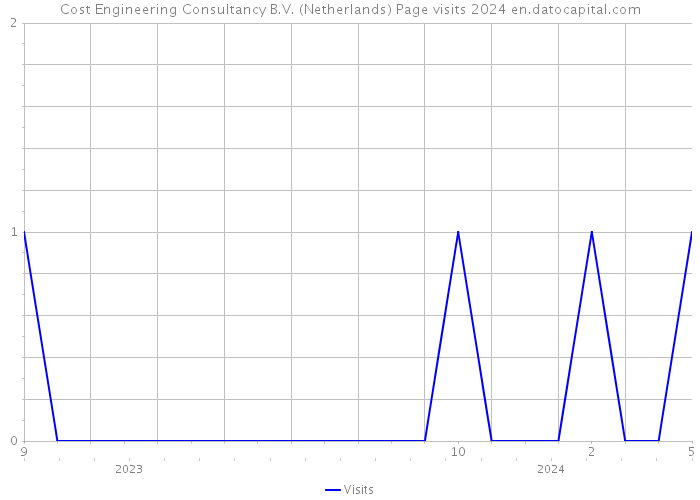 Cost Engineering Consultancy B.V. (Netherlands) Page visits 2024 
