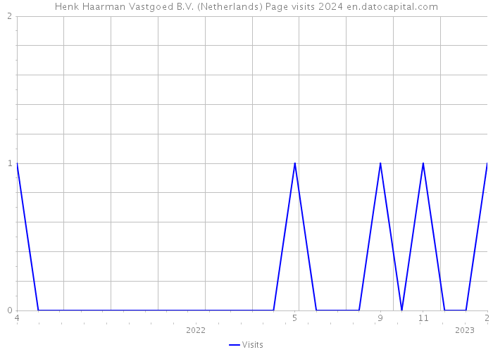 Henk Haarman Vastgoed B.V. (Netherlands) Page visits 2024 