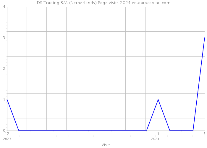 DS Trading B.V. (Netherlands) Page visits 2024 