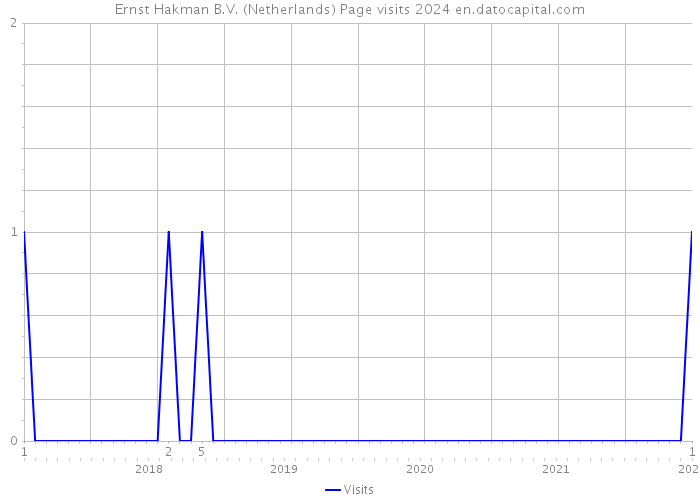 Ernst Hakman B.V. (Netherlands) Page visits 2024 