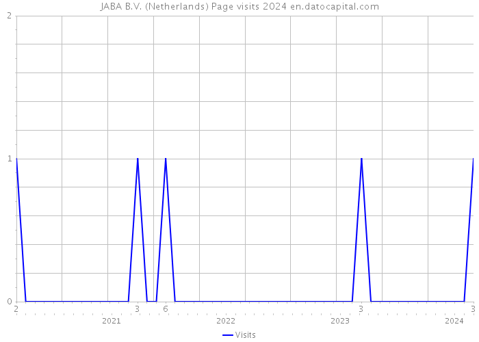 JABA B.V. (Netherlands) Page visits 2024 